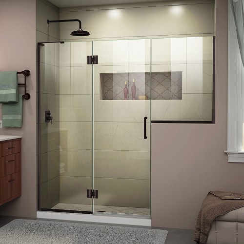 DreamLine Unidoor-X D3242436L-06 Left Wall Installation;  72-72 1/2